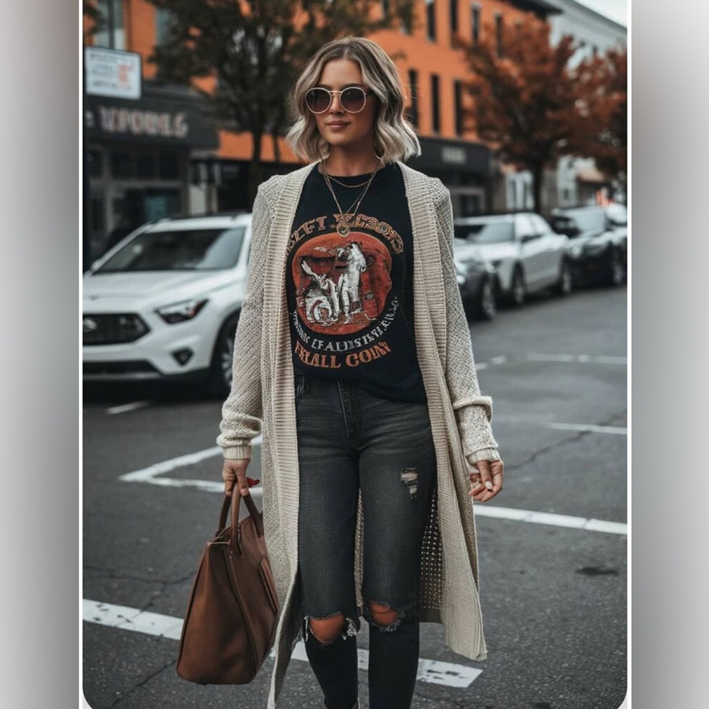 Free People Tunic Cardigan